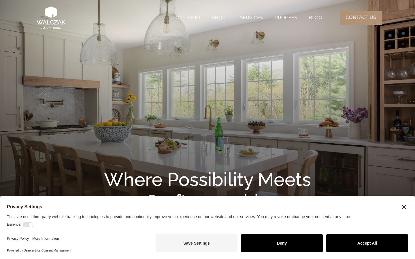 Walczak Design + Build &middot; HOMEPAGE_SCREENSHOT