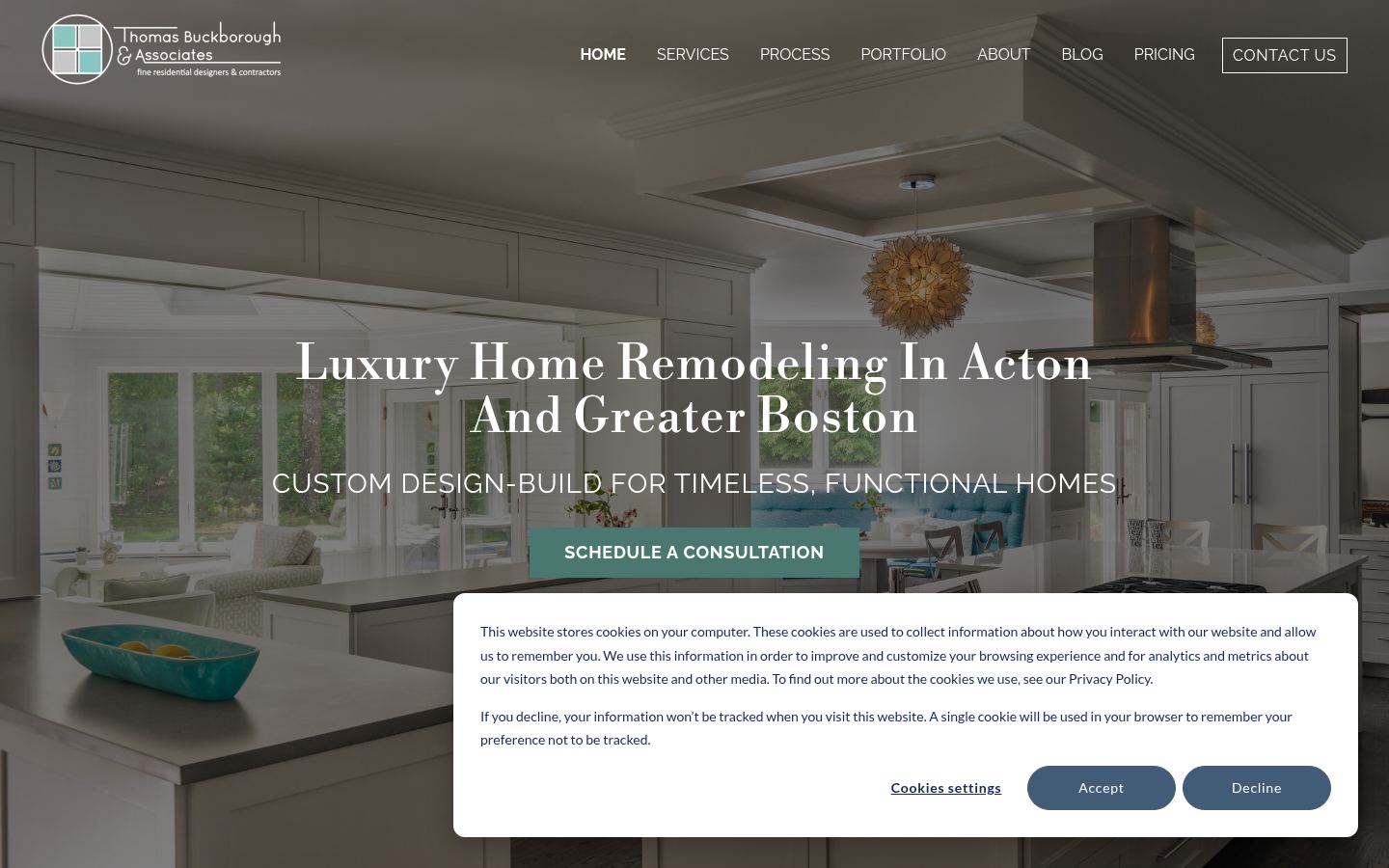 Thomas Buckborough & Associates &middot; HOMEPAGE_SCREENSHOT