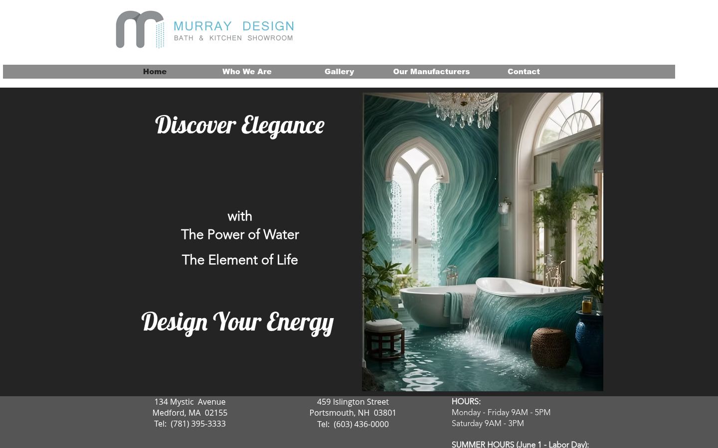 Murray Design &middot; HOMEPAGE_SCREENSHOT
