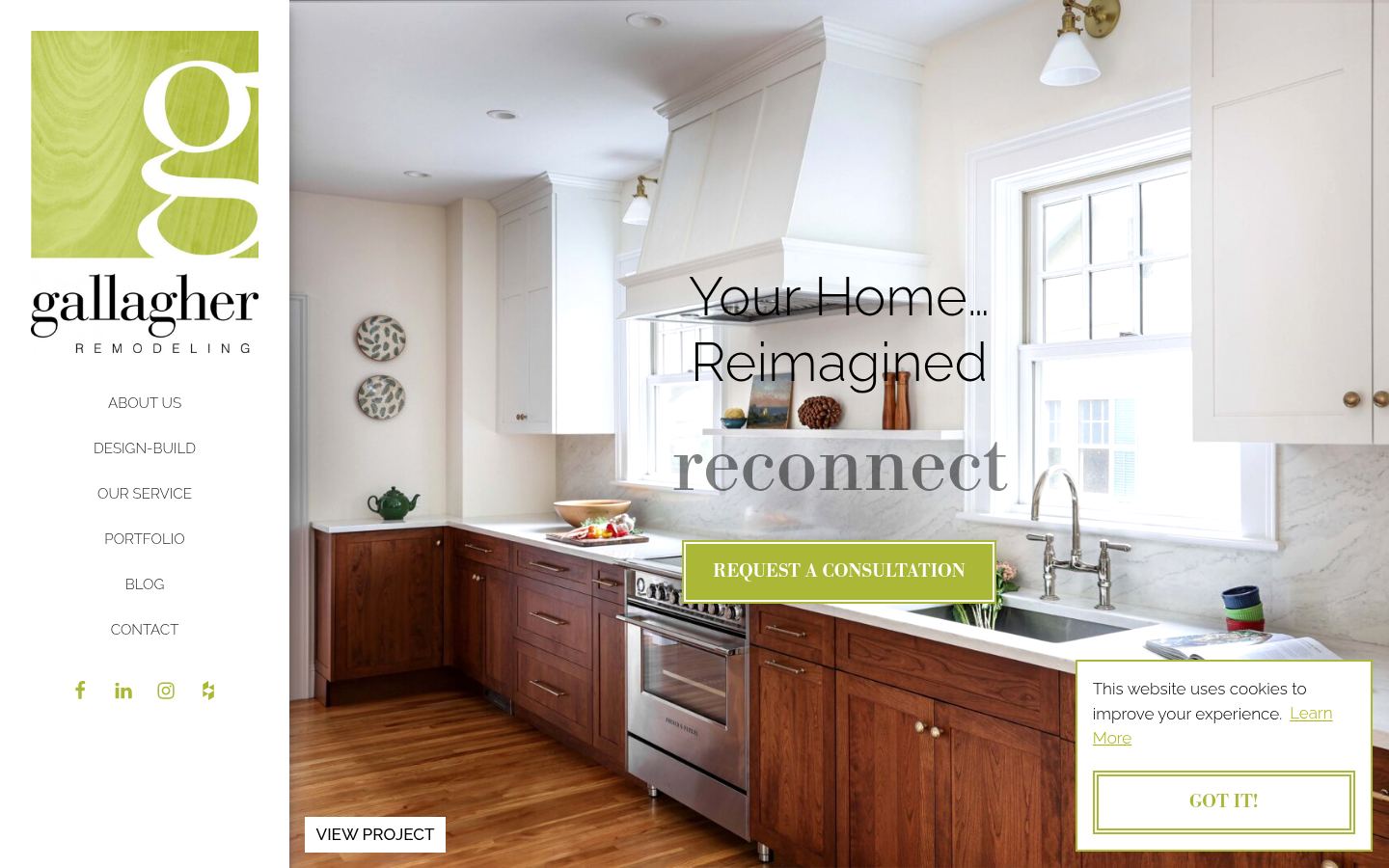 Gallagher Remodeling &middot; HOMEPAGE_SCREENSHOT