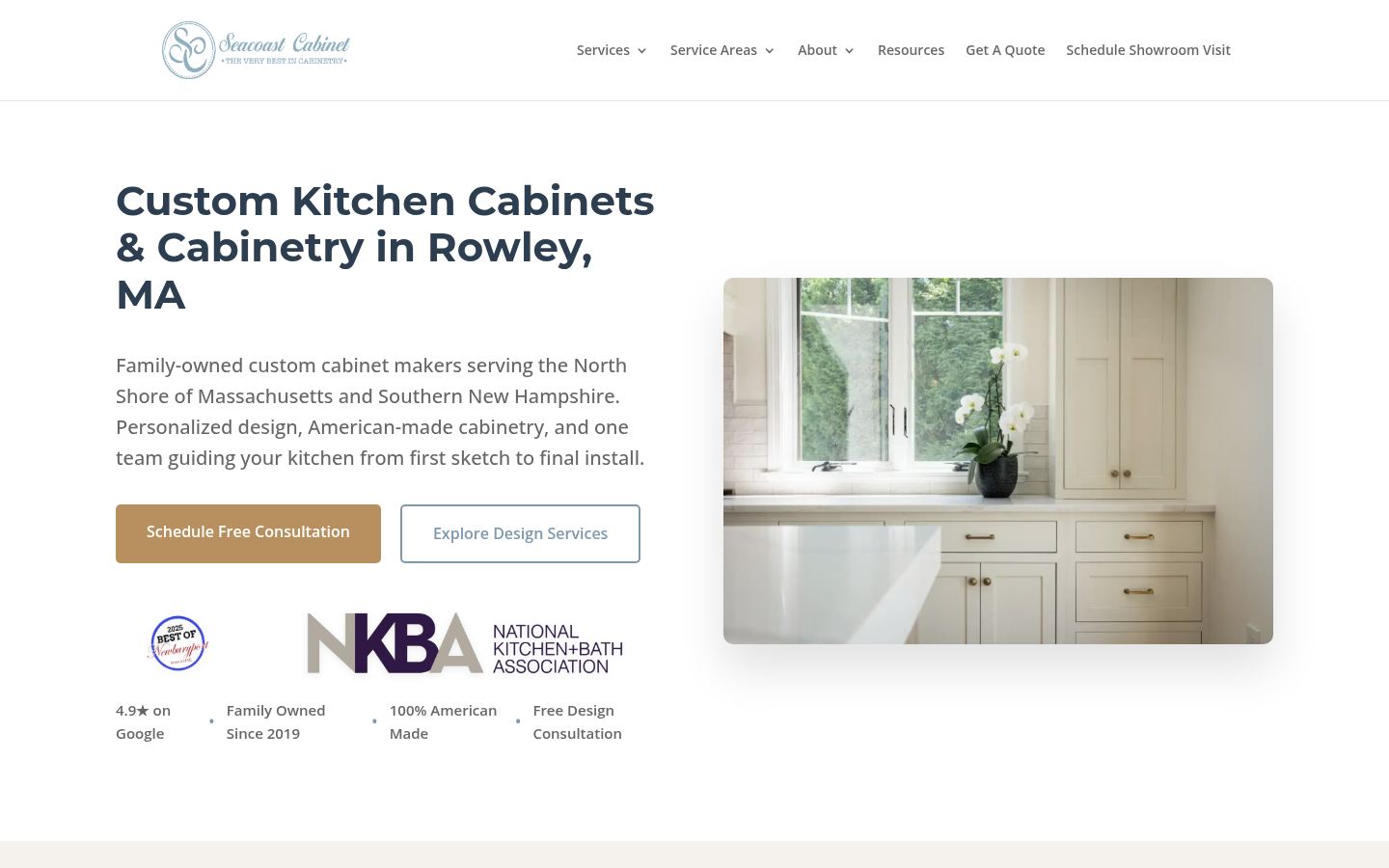 Seacoast Cabinet &middot; HOMEPAGE_SCREENSHOT