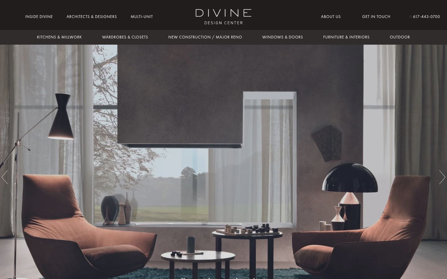 Divine Design Center &middot; HOMEPAGE_SCREENSHOT