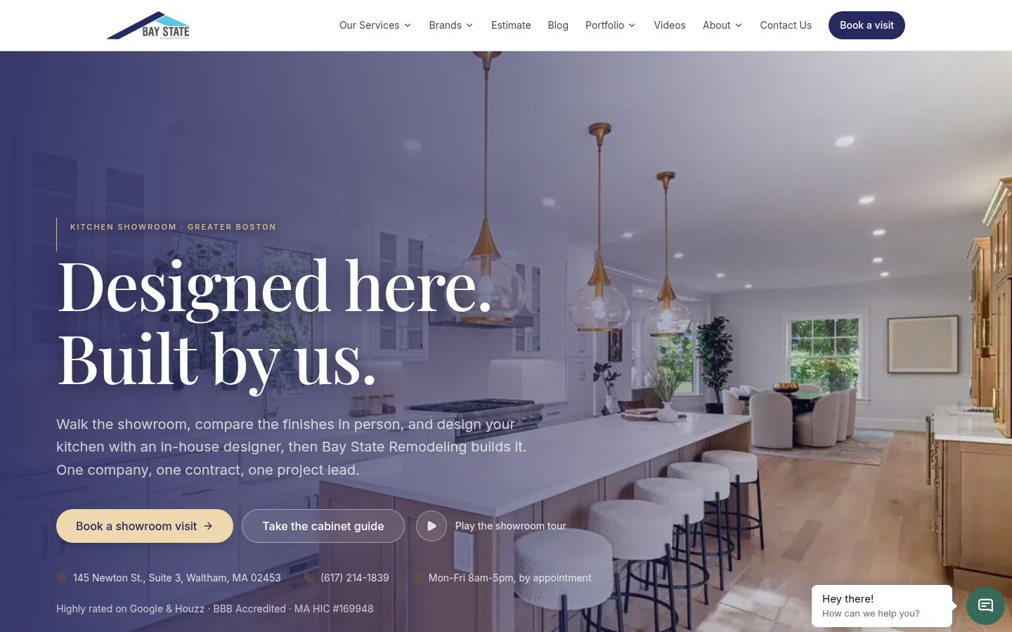 Bay State Kitchen Gallery &middot; HOMEPAGE_SCREENSHOT