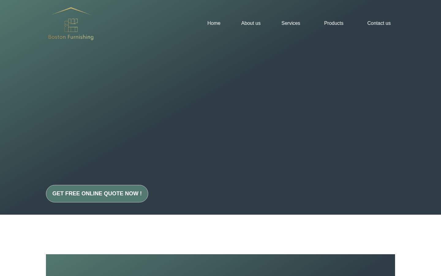 Boston Furnishing &middot; HOMEPAGE_SCREENSHOT