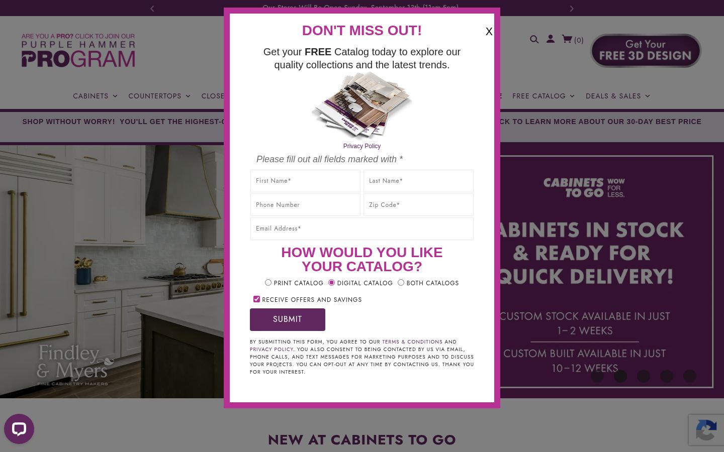 Cabinets To Go Woburn &middot; HOMEPAGE_SCREENSHOT