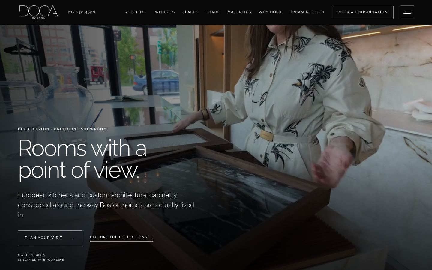 DOCA Boston Kitchens &middot; HOMEPAGE_SCREENSHOT
