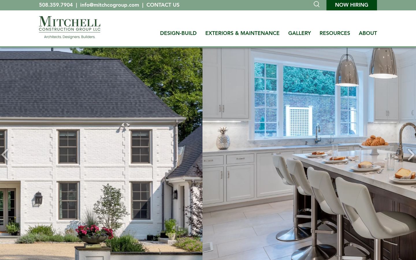 Mitchell Construction Group &middot; HOMEPAGE_SCREENSHOT
