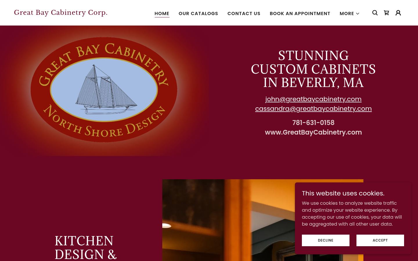 Great Bay Cabinetry &middot; HOMEPAGE_SCREENSHOT