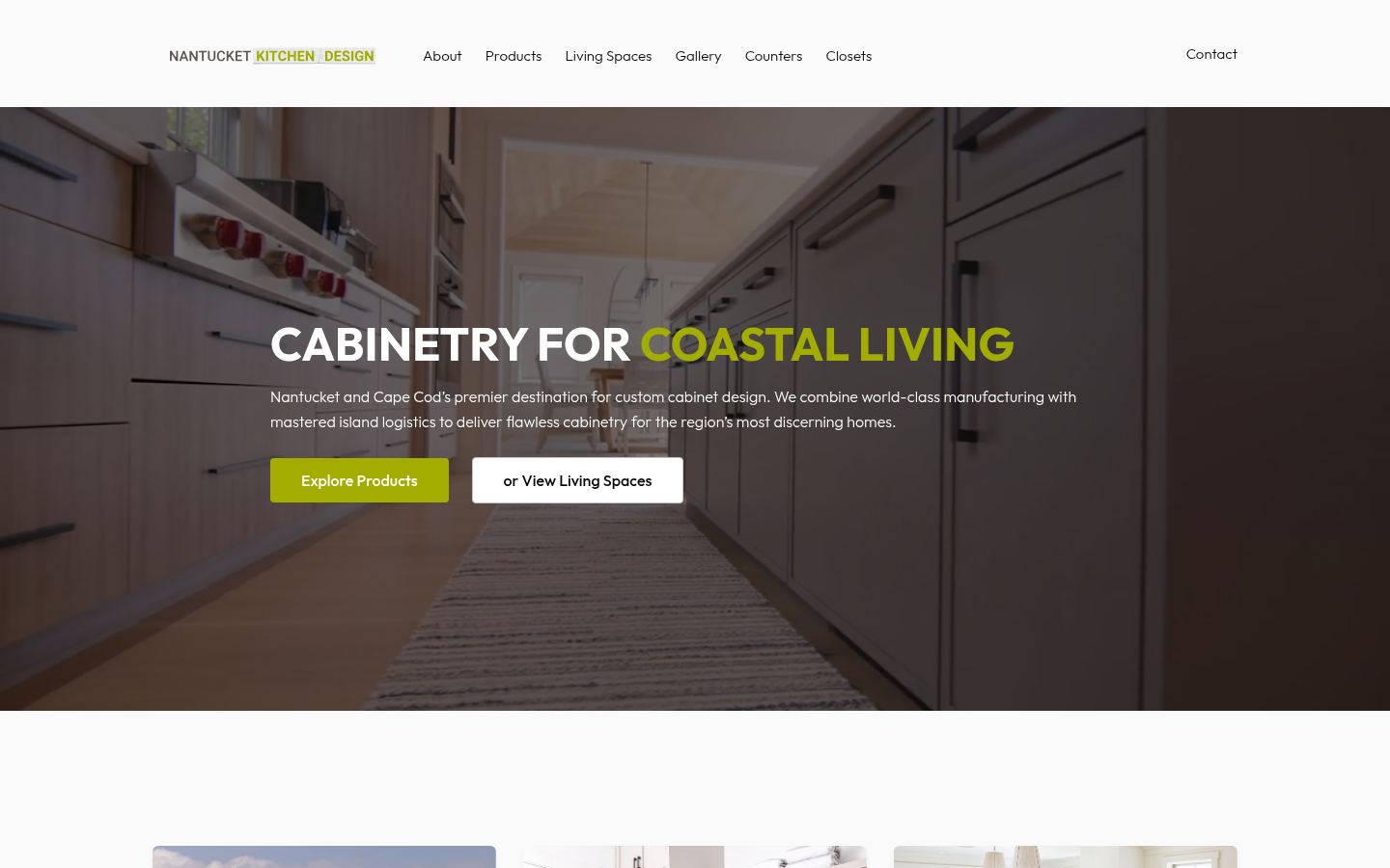 Nantucket Kitchen Design, LLC &middot; HOMEPAGE_SCREENSHOT