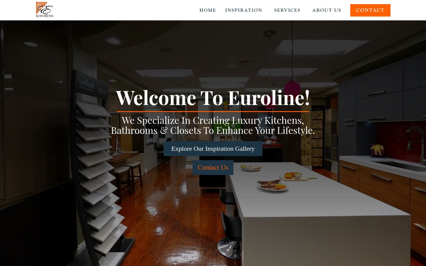 Euroline Kitchens &middot; HOMEPAGE_SCREENSHOT