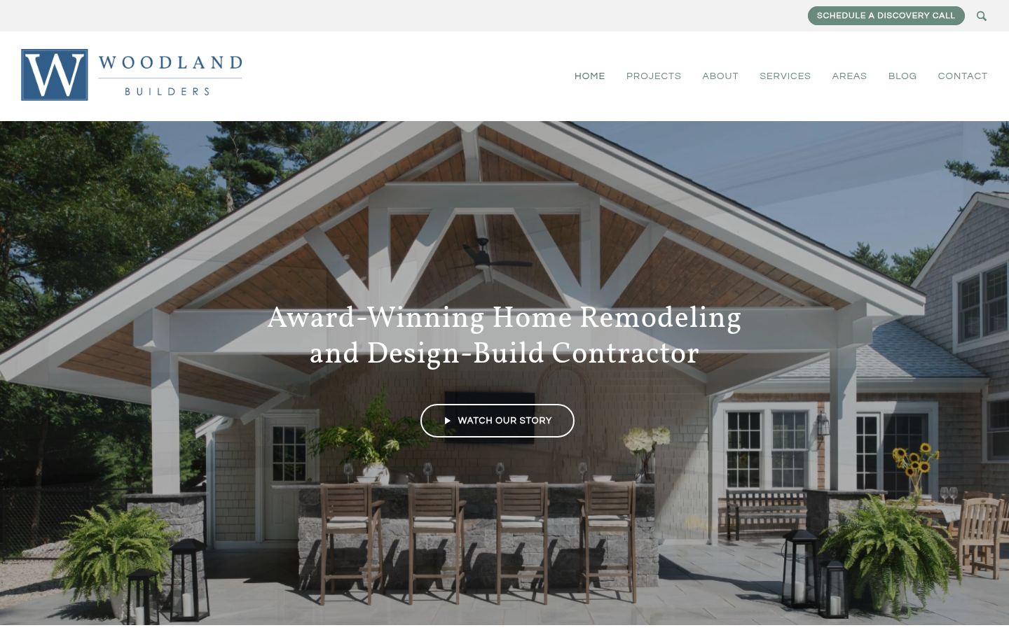 Woodland Builders &middot; HOMEPAGE_SCREENSHOT