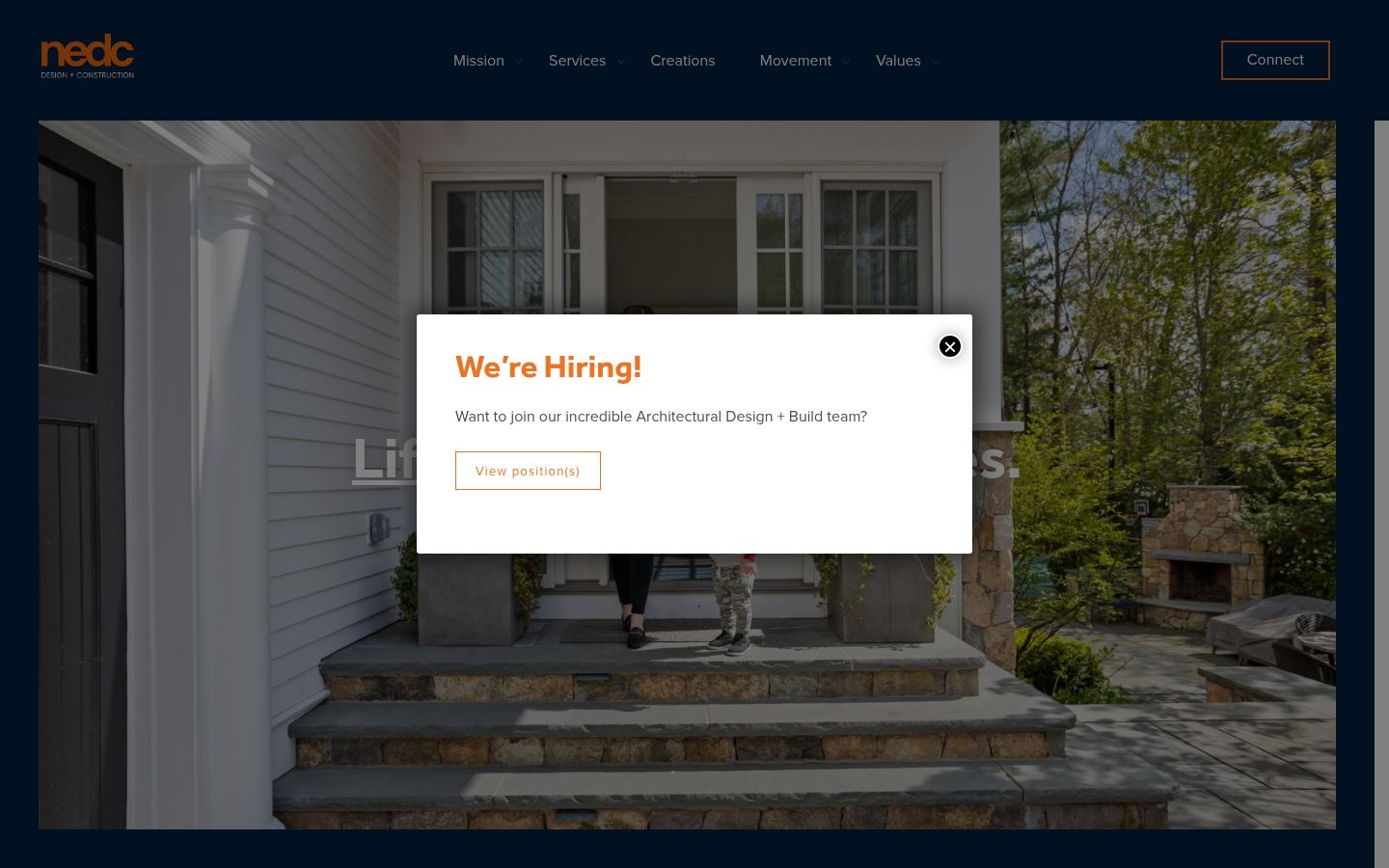 New England Design & Construction &middot; HOMEPAGE_SCREENSHOT