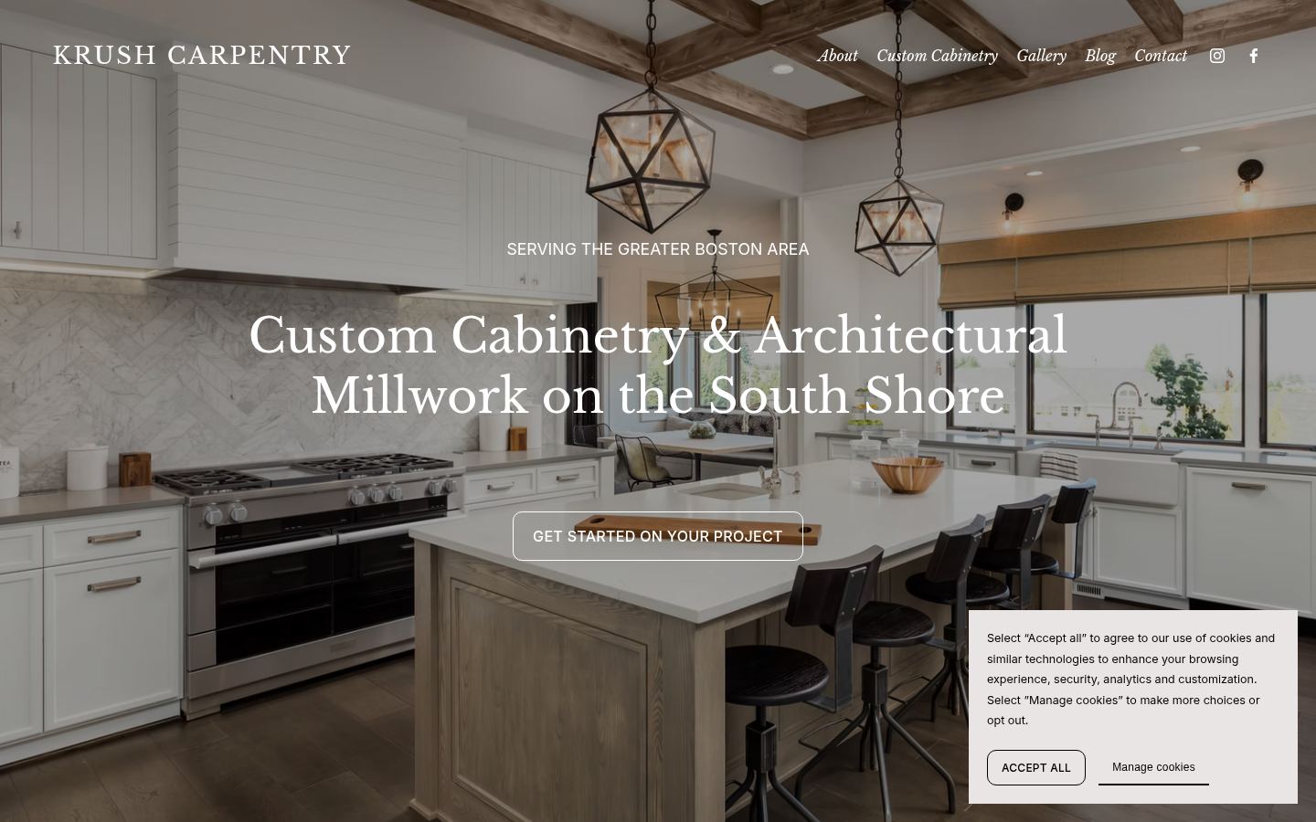 Krush Carpentry &middot; HOMEPAGE_SCREENSHOT
