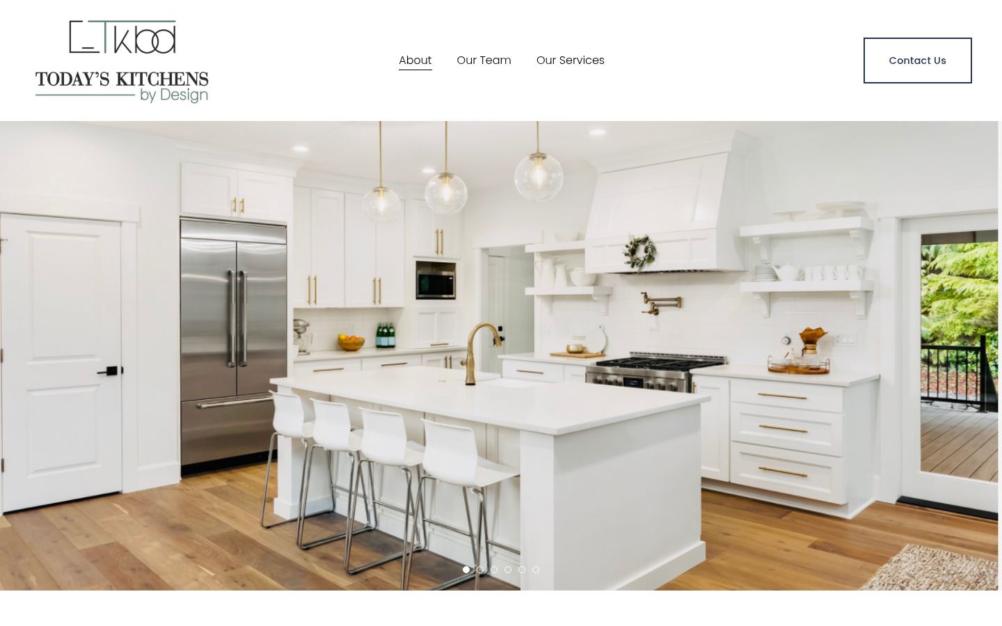 Today's Kitchens By Design &middot; HOMEPAGE_SCREENSHOT