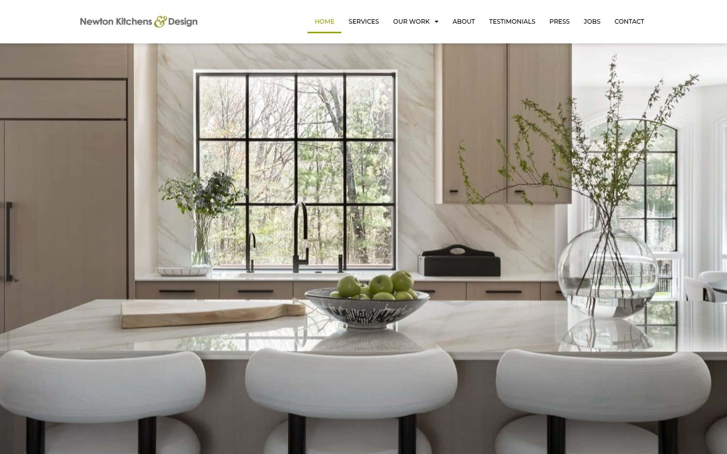 Newton Kitchens & Design &middot; HOMEPAGE_SCREENSHOT